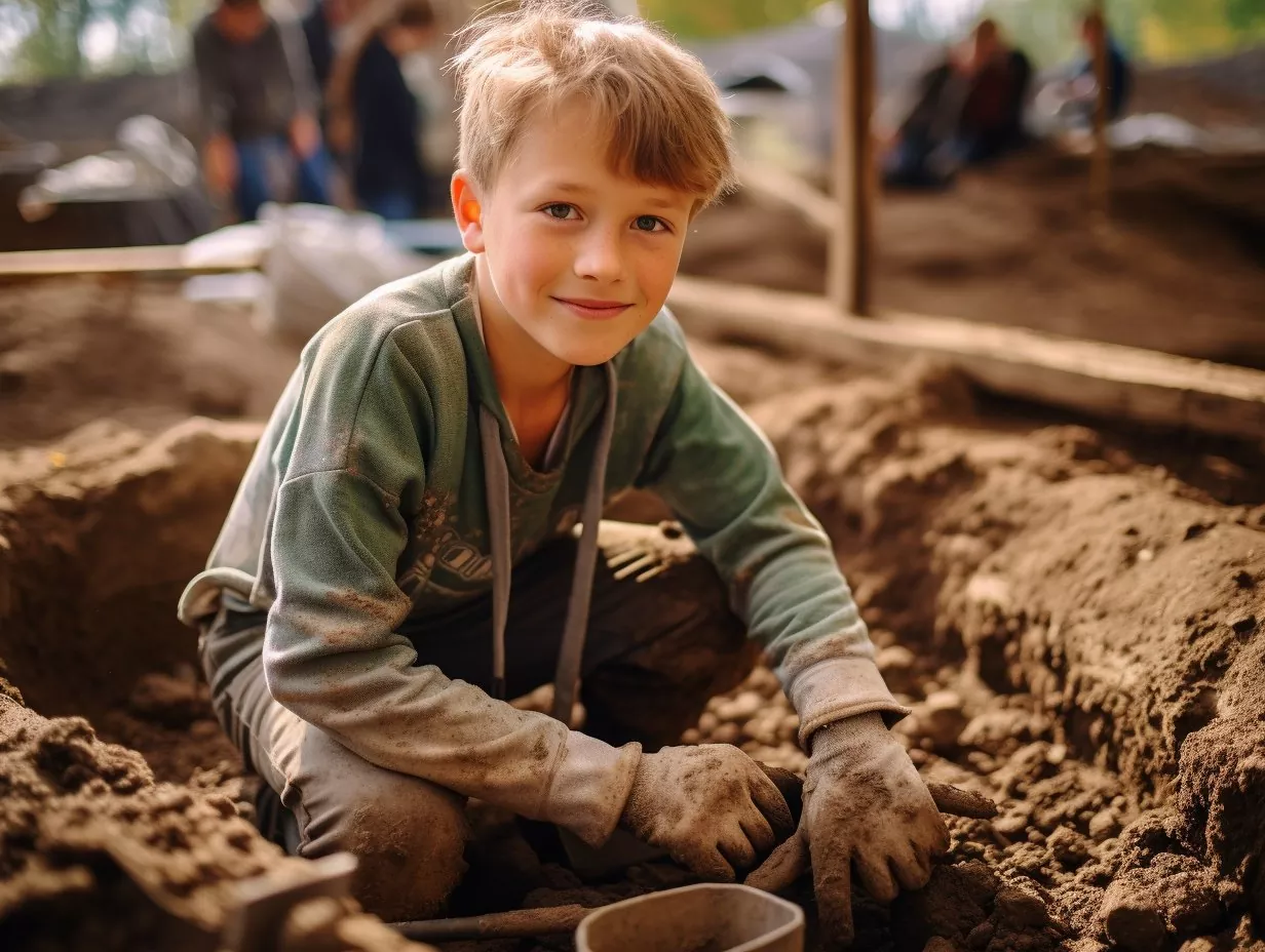 Wykopaliska archeologiczne dla dzieci